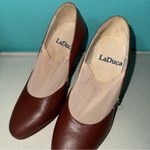 LaDuca 1869 Dance Ballroom Character shoes heels Sz 32.5 Brown Photo 1