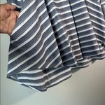 Donna Karan  Navy and White Striped Blouse Photo 3