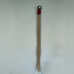 Talbots  red leather belt gold buckle, Size Small Photo 2