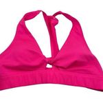 PINK - Victoria's Secret Victoria’s Secret PINK Ultimate Twist Front Racerback Swim Top in Pink Size S Photo 0