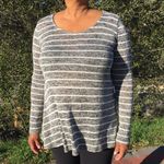 Papaya Gray Striped Long Sleeve Shirt sz L Photo 3