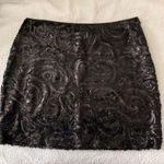 Silence + Noise Black Sequin Skirt Photo 0