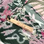 MISA Los Angeles MISA Floral Blouse Black Pink Sz S Photo 8