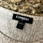 EXPRESS Thong Bodysuit Womens Leopard Cheetah Body Contour S Party Night Out Photo 5
