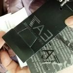 Gucci NWT Emporio Armani Purple Chic Feminine Luxury Cozy Down Long Puffer Size Small Photo 2