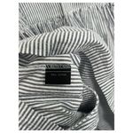 New Trashy Diva Romper Womens 8 Blue White Seersucker Pin Up Striped Retro 70s Photo 11