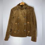 Ralph Lauren Lauren  Brown Corduroy Double Busted Western Blazer Jacket‎ Small Photo 7