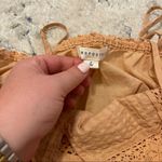 Aeropostale  Orange Lace Inset Cropped Cami Size Small Photo 5