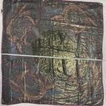 Oscar de la Renta  Scarf made in India. Multi Colored with metallic threading Photo 6