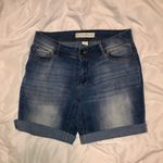 Cato Contemporary Bermuda Medium Wash Denim Shorts size 4 Photo 0