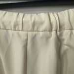 Steve Madden  payton pants in cream color size Large wide leg smocked waist Photo 9