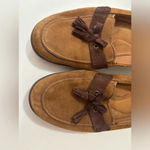 Grasshoppers Suede Tassel Comfort Flat Loafers Brown Size 11 Photo 6
