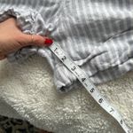 Abercrombie & Fitch Linen / Cotton Paperboy Stripped Shorts‎ White/ Blue Sz M Size M Photo 4