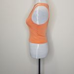 In This Moment Orange Cut Out Crop Tank Top Size Small Photo 3