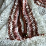 easel Cream and Brown Striped Women's Sweater Photo 4