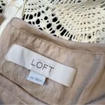 Loft Ann Taylor  Crochet Ivory Shift Dress Photo 5