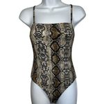 Princess Polly Vinny Snakeskin Bodysuit One Piece NWOT Size 2 Photo 1