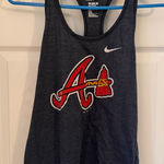 Nike  Dark Gray Tank Top with Red Logo Photo 0