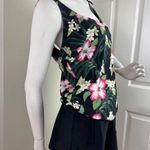 Beach Diva by Malibu Floral Black Bikini Set Size 14 Photo 7