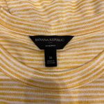 Banana Republic  Yellow Striped Long Sleeve Shirt Photo 8