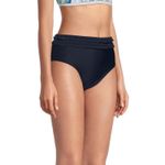 Tommy Hilfiger ‎ Ruffle Trim Bikini Bottom Dark Blue M Photo 5