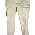 Madewell Cadet Crop Cargo Pants Size 24 White Photo 0