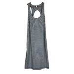 Lululemon Go For It Dress Womens 10 Gray Hyper Stripe Racerback Bodycon Athleisu Photo 3