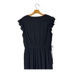 Tommy Bahama  Jumpsuit Women Small Black Oasis Waves Gauze Cropped Wide Leg Beach Photo 7