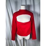 Princess Polly Cathey Long Sleeve Corset Top Red Womens Large Holiday Photo 1