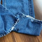 Cotton Citizen  Kate Jean Dark Wash Le Doux Button Fly Straight Jeans Photo 11