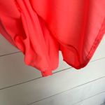 Material Girl  Women’s Small Coral Open Back Romper Dress Photo 2