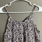 Gap sz S pink black floral spaghetti strap tank top NWT Photo 1