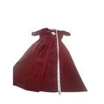 Reiss Camden Wine Color Faux Wrap Back Button Classic Dress Sz 0 NWT Photo 6