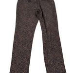 J. McLaughlin Stretchy Brown Black Blue Print Pants 8 Photo 1