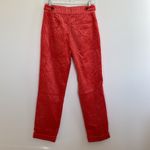 Sézane Sezane Pantalon Mitchell Corduroy Orange Straight Pants Photo 3
