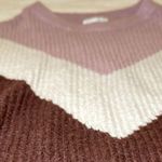 Vestique Purple Tri Color Sweater From Size Small Photo 6