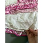 Jun & Ivy Women's L Pink & White Crisscross Strap Mini Dress Photo 6