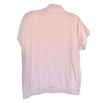 Club & Court Pink Short Sleeve Half Zip Sweatshirt Sz M Size M Photo 4