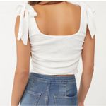 Free People NWOT Boulevard Top in white, 16” p2p lots of stretch size Large Photo 3
