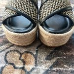 NWOT Dolce Vita Platform sandal Eldora Heels White Black Raffia Size 6 Photo 7