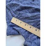 Old Navy Linen Blend Chambray Shorts Boho XL Pull On Embroidered Drawstring Photo 9