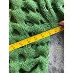 MM Knitted Twist Crochet Hollow Out Sweater Cardigan Long Sleeve Long OS Green Size undefined Photo 9