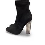 Bamboo  NightLife Stiletto Vegan Suede Booties Photo 3