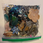 Lot Bundle Bag of Mystery Jewelry 2 Pounds Vintage Thrift Assorted Quality Items Silver Photo 3