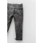 Betsey Johnson  Women's High-Waisted Textured‎ Leggings Large Black Gray Photo 1
