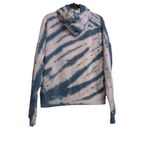 Good American Hoodie Sweatshirt Blue White Tie Dye Long Sleeve USA 2 (M) New Photo 4