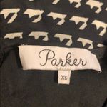 Parker  silk houndstooth Fischer dress cut out Photo 5