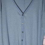 Abercrombie & Fitch  SOFT A&F COZY WAFFLE KNIT SNAP FRONT V NECK SWEATER BUNDLE L Photo 0