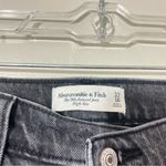 Abercrombie & Fitch Jeans Criss-Cross Waistband The 90s Relaxed Jeans Black Sz16 Photo 4