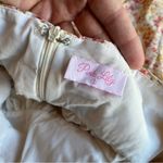 Pink Lily Pink Lilly Dress Long Micro Floral Halter Neck Small Maxi Cottage Core Dainty Photo 5